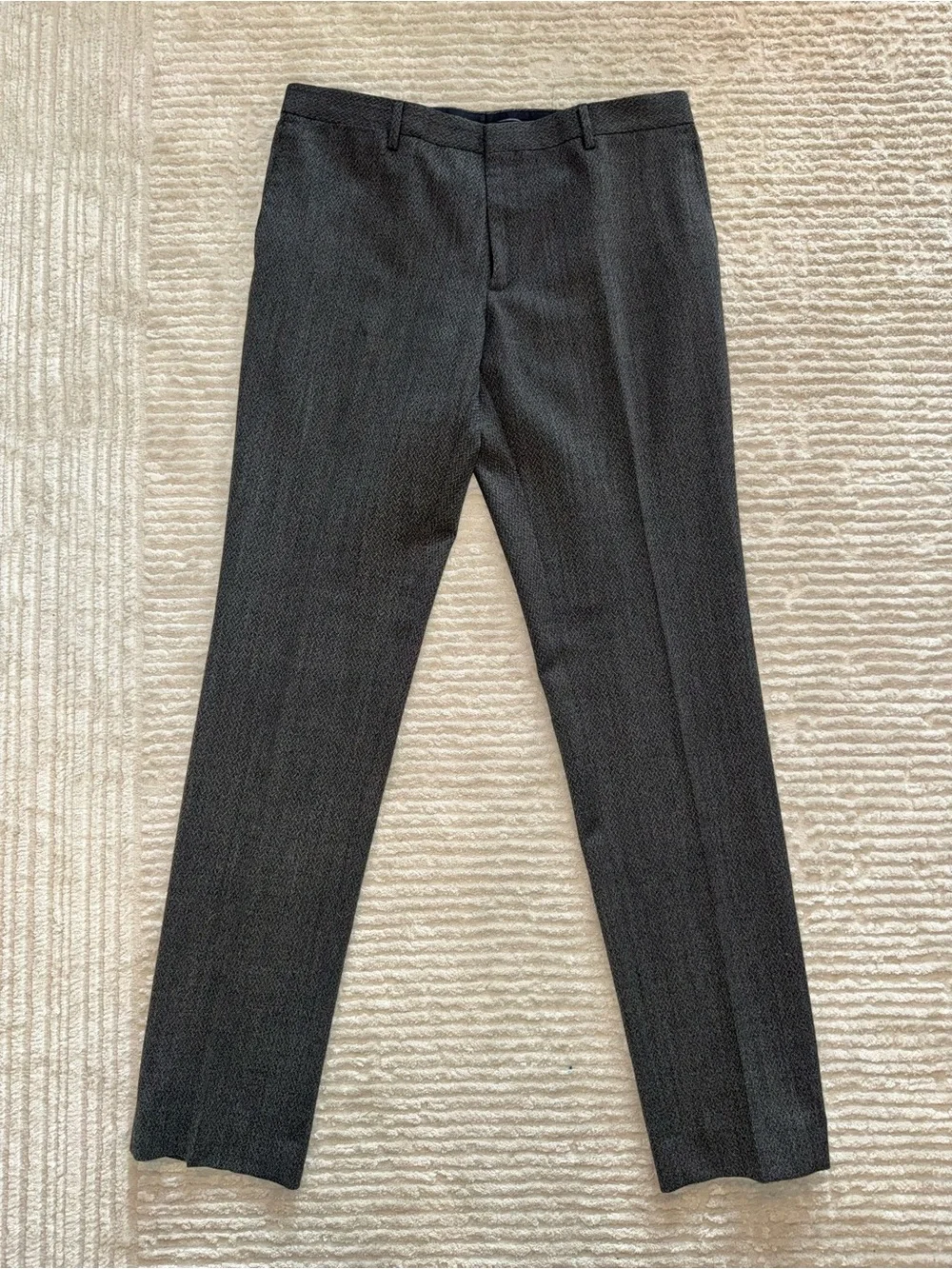 Burberry Gray Men's 2-Piece Notch Lapel Suit